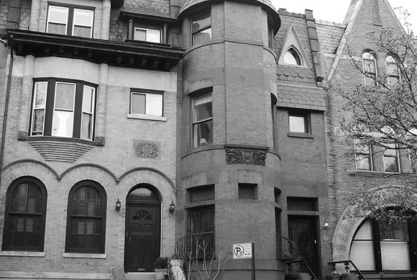 brownstones on Garfield Place in Brooklyn