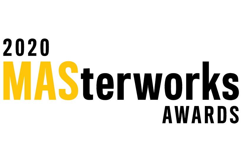 logo for the 2020 Masterworks awards ceremony